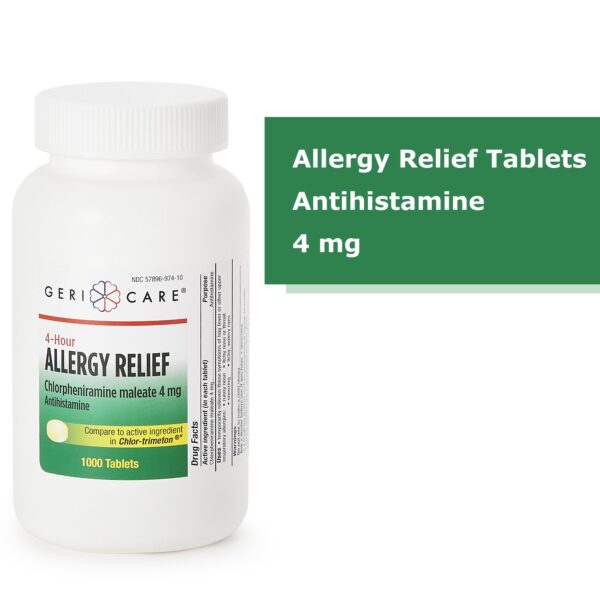 Allergy Relief Health*Star? 4 mg Strength Tablet 1,000 per Bottle - Image 2