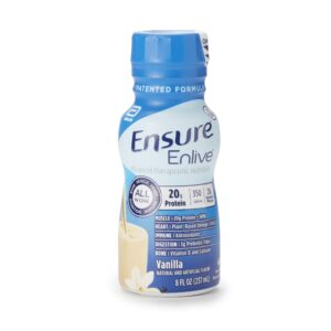 Ensure® Enlive® Vanilla Advanced Nutrition Shake, 8-ounce bottle