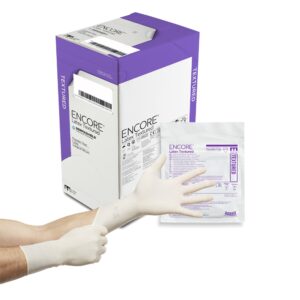 Encore® Latex Textured Surgical Glove, Size 5.5, Ivory