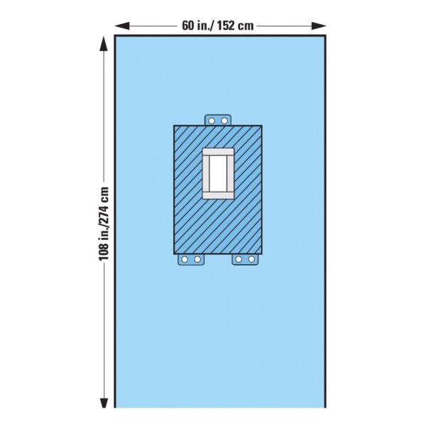 Urinary Leg Bag Dover? Anti-Reflux Valve NonSterile 500 mL Vinyl - Image 2
