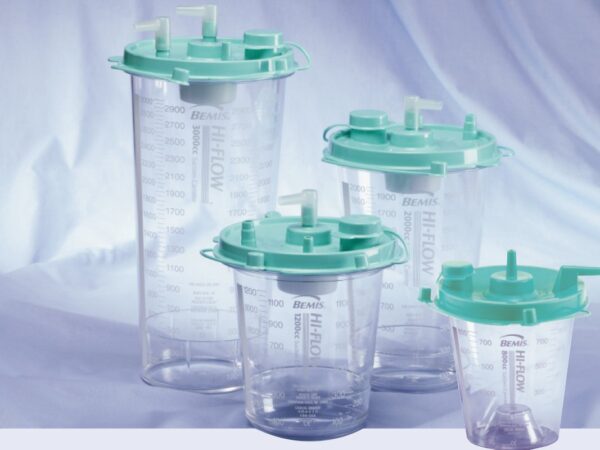 Hi-Flow™ Rigid Suction Canister for use with Bemis Quick-Drain™ Systems, 3000 mL