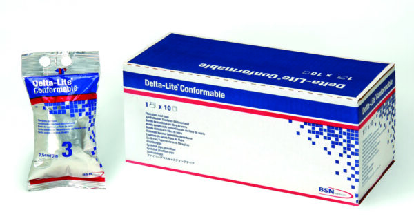 Delta-Lite® Conformable Dark Blue Cast Tape, 3 Inch x 4 Yard