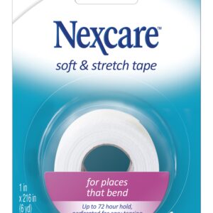 3M™ Nexcare™ Fabric Medical Tape, 1 Inch x 6 Yard, White