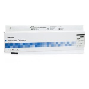Urethral Catheter McKesson Straight Tip Uncoated PVC 10 Fr. 16 Inch