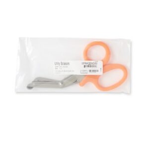 Trauma Shears McKesson Medicut? Orange 7-1/4 Inch Length Medical Grade Stainless Steel Finger Ring Handle Blunt Tip / Blunt Tip