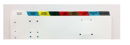 Divider Set Dr Orders, Progress Notes, Nursing Care Plan, Home Health Aide, Occupational Therapy