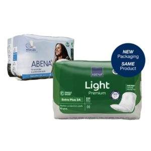 Bladder Control Pad Abena? Light Extra Plus 13 Inch Length Moderate Absorbency Fluff / Polymer Core One Size Fits Most