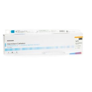 Urethral Catheter McKesson Straight Tip Hydrophilic Coated PVC 16 Fr. 16 Inch
