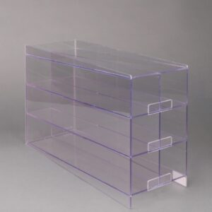 Catheter Rack Poltex? 6 Pocket, 3/16 Inch Thick PETG, 7.8 W X 21 D X 13 H Inch