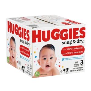 Unisex Baby Diaper Huggies? Snug & Dry Size 3 Disposable Heavy Absorbency