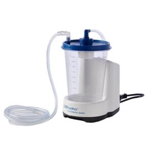 Urine Collection System PureWick? Suction Pump, 2000 mL Collection Canister with Lid, Pump Tubing, Collector Tubing, Elbow Connector, 2 Privacy Covers, Power Cord