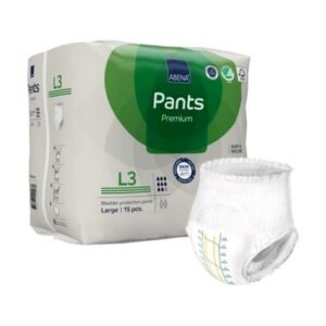 Unisex Adult Absorbent Underwear Abena? Premium Pants L3 Pull On with Tear Away Seams Large Disposable Heavy Absorbency