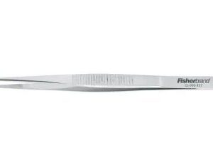 Tweezers Fisherbrand? Medium Stainless Steel NonSterile NonLocking Thumb Handle Straight Fine, Serrated Tips
