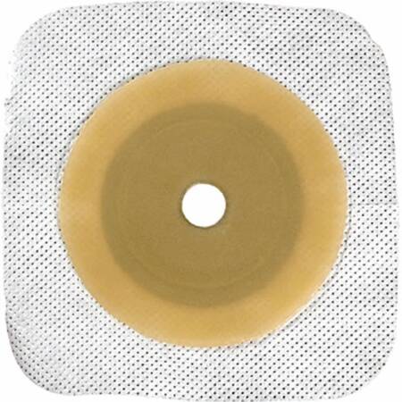 Ostomy Barrier Esteem synergy? Precut, Standard Wear Stomahesive? Adhesive Small Flange Esteem Synergy? System Hydrocolloid 1 Inch Opening 4 X 4 Inch