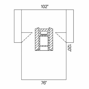 Abdominal Drape Laparoscopic / Cholecystectomy Drape 102 W X 72 W X 120 L Inch Sterile