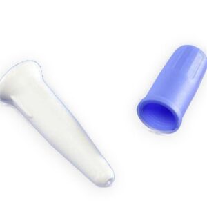 Catheter Plug Curity? Sterile, White Plug, Blue Cap, Plastic