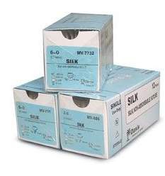 Nonabsorbable Suture without Needle Sofsilk™ Silk Braided Size 3-0