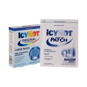 Topical Pain Relief Icy Hot? 5% Strength Menthol Patch 5 per Box