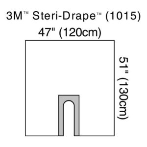 Orthopedic Drape 3M? Steri-Drape? U-Drape 47 W X 51 L Inch Sterile