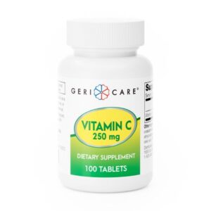 Vitamin C Supplement Geri-Care? Ascorbic Acid 250 mg Strength Tablet 100 per Bottle