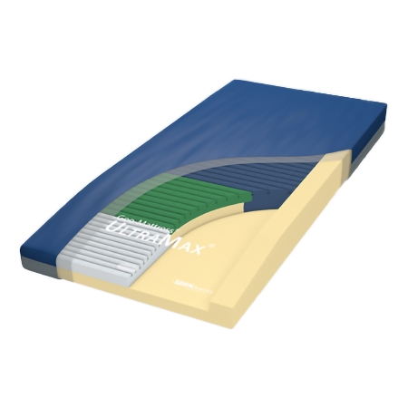 Bed Mattress Geo-Mattress® UltraMax™ Non-Powered Pressure Redistribution Type 36 X 75 X 6 Inch