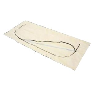 Post Mortem Bag EnviroMed-Bag? 40 W X 96 L Inch X-Large Olefin Film Zipper Closure, Envelope Style