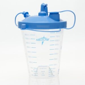 Rigid Suction Canister Kit Medline 850 mL Sealing Lid