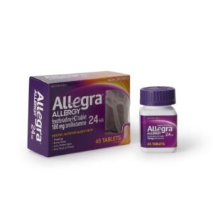 Allergy Relief Allegra? 180 mg Strength Tablet 45 per Box