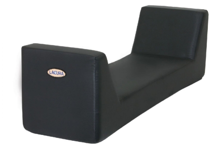 Foot / Heel Elevator Lacura™ Foot Block 28 W X 8 D X 8 H Inch Foam Hook and Loop Strap Fastening