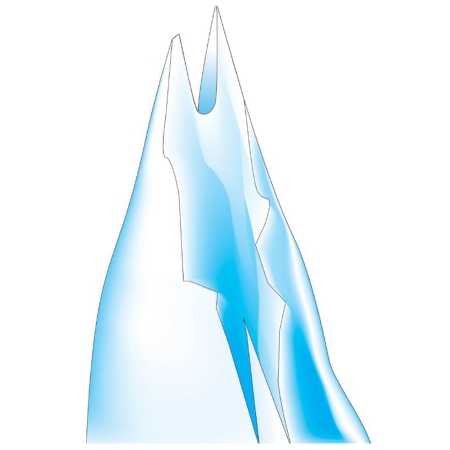 Clinton Kids™ 1 Each Ice Mountain Sticker 50 X 78 Inch