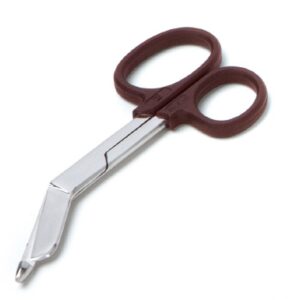 Bandage Scissors ADC? Listerette 5-1/2 Inch Length Floor Grade Stainless Steel / Plastic NonSterile Finger Ring Handle Angled Blunt Tip / Blunt Tip