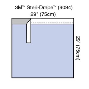 Surgical Drape 3M? Steri-Drape? Towel Drape 29 W X 29 L Inch Sterile