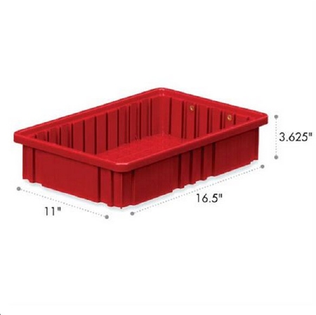 Storage Box 3.5 X 10.875 X 16.5 Inch Polypropylene